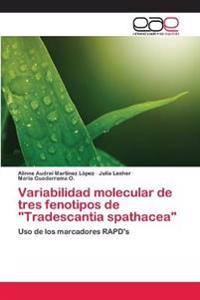 Variabilidad molecular de tres fenotipos de "Tradescantia spathacea"