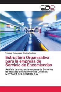 Estructura Organizativa para la empresa de Servicio de Encomiendas