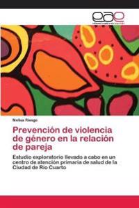 Prevención de violencia de género en la relación de pareja