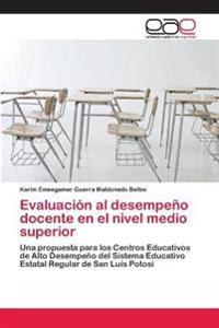 Evaluación al desempeño docente en el nivel medio superior