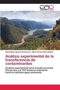 Análisis experimental de la transferencia de contaminantes