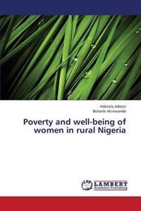 Poverty and Well-Being of Women in Rural Nigeria