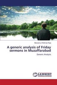 A generic analysis of Friday sermons in Muzaffarabad