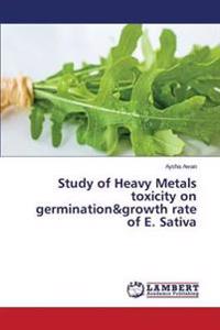 Study of Heavy Metals toxicity on germination&growth rate of E. Sativa