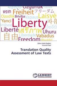 Translation Quality Assessment of Law Texts