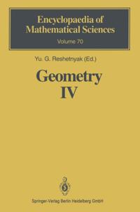 Encyclopaedia of Mathematical Sciences