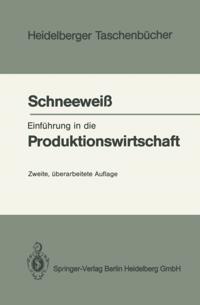 Einführung in die Produktionswirtschaft