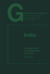 Gmelin Handbook of Inorganic and Organometallic Chemistry - 8th edition