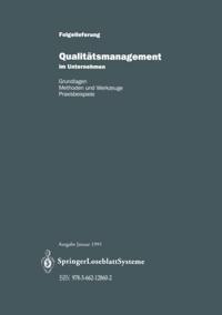 Qualitätsmanagement im Unternehmen