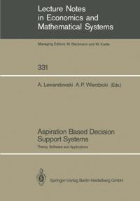 Lecture Notes in Economics and Mathematical Systems