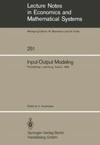 Lecture Notes in Economics and Mathematical Systems