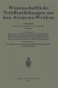 Wissenschaftliche Veröffentlichungen aus den Siemens-Werken