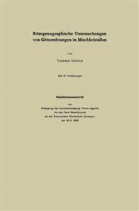 Röntgenographische Untersuchungen von Gitterstörungen in Mischkristallen