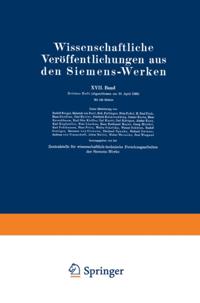 Wissenschaftliche Veröffentlichungen aus den Siemens-Werken