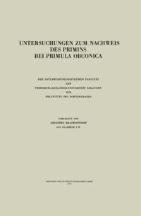 Untersuchungen zum Nachweis des Primins bei Primula obconica
