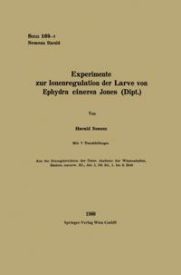 Experimente zur Ionenregulation der Larve von Ephydra cinerea Jones (Dipt. )