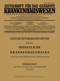 Gutachterausschuß für das öffentliche Krankenhauswesen