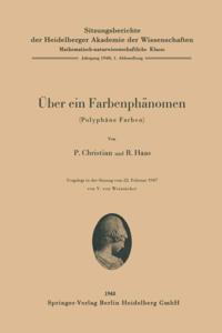 Sitzungsberichte der Heidelberger Akademie der Wissenschaften