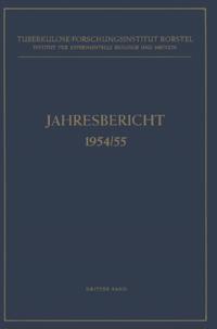 Jahresbericht des Tuberkulose-Forschungsinstituts Borstel