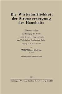 Die Wirtschaftlichkeit der Stromversorgung des Haushalts