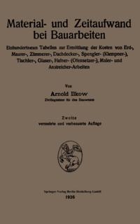 Material- und Zeitaufwand bei Bauarbeiten