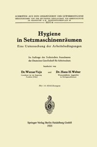 Schriften aus dem Gesamtgebiet der Gewerbehygiene