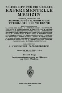 Hauttemperaturmessungen an Männern von über 60 Jahren