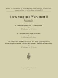 Berichte des Versuchfeldes für Werkzeugmaschinen an der Technischen Hochschule Berlin