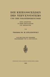Die Kriegsschäden des Nervensystems und ihre Folgeerscheinungen