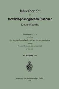Jahresbericht der forstlich — phänologischen Stationen Deutschlands