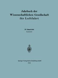 Jahrbuch der Wissenschaftlichen Gesellschaft für Luftfahrt