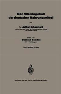 Der Vitamingehalt der deutschen Nahrungsmittel