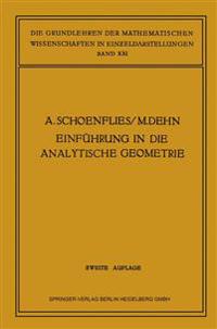Einführung in die Analytische Geometrie der Ebene und des Raumes