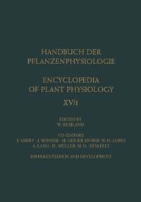 Handbuch der Pflanzenphysiologie   Encyclopedia of Plant Physiology