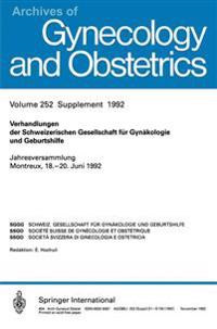 Verhandlungen der Schweizerischen Gesellschaft für Gynäkologie und Geburtshilfe