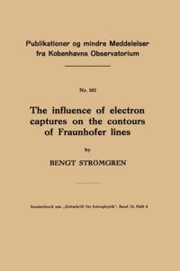 influence of electron captures on the contours of Fraunhofer lines