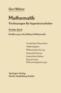 Mathematik Vorlesungen für Ingenieurschulen