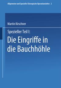 Allgemeine und spezielle chirurgische Operationslehre