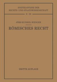 Enzyklopädie der Rechts- und Staatswissenschaft