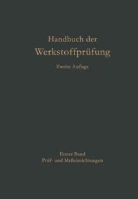 Handbuch der Werkstoffprüfung