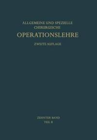 Die Operationen an den Extremitäten