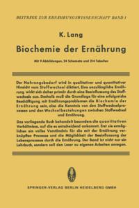 Beiträge zur Ernährungswissenschaft