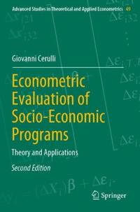 Econometric Evaluation of Socio-Economic Programs