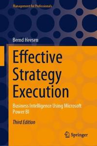 Kirjan kansi "Effective Strategy Execution"