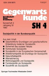 Bokomslag for "Sozialpolitik in der Bundesrepublik"