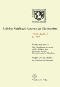Über Erkrankungen des Herzens und der Gefäße im Alter, insbesondere über den Herzinfarkt und seine Behandlung. Die Behandlung des Blasensteins