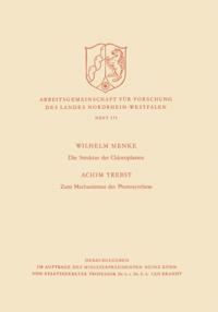 Die Struktur der Chloroplasten. Zum Mechanismus der Photosynthese