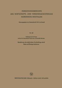 Berechnung des elektrischen Durchschlags durch feste und flüssige Isolatoren