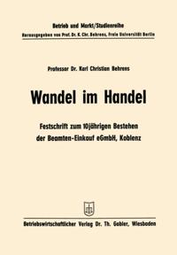 Studienreihe Betrieb und Markt
