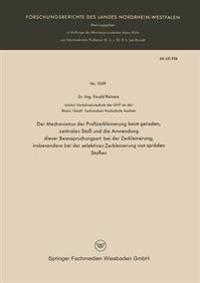 Der Mechanismus der Prallzerkleinerung beim geraden, zentralen Stoß und die Anwendung dieser Beanspruchungsart bei der Zerkleinerung, insbesondere bei der selektiven Zerkleinerung von spröden Stoffen